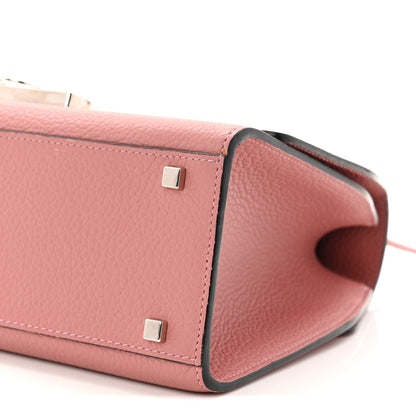 Moynat Carat Calfskin Rejane PM Rose Ocean 9 of 11