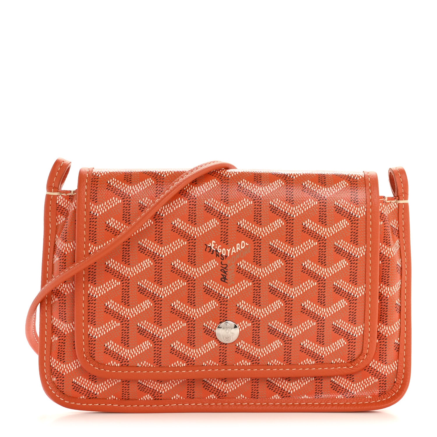 Goyard Goyardine Plumet Wallet Clutch Orange 1 of 9