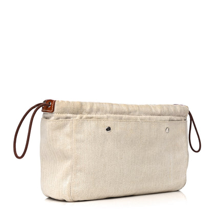 Hermes Canvas Barenia Fourbi 25 MM Pouch Naturel Fauve 2 of 14
