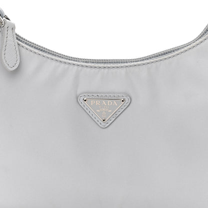 Prada Tessuto Nylon Mini Re-Edition 2000 Bag Fiordaliso 9 of 11