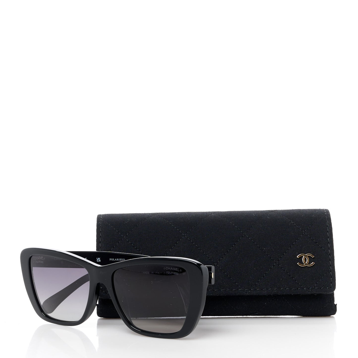 Acetate Polarized Butterfly Sunglasses 71548A Black
