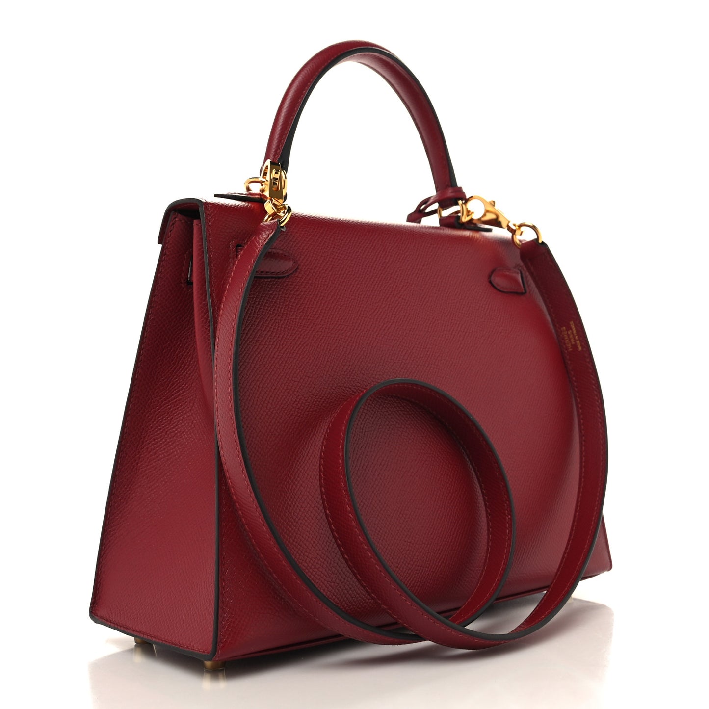 Epsom Kelly Sellier 25 Rouge Grenat