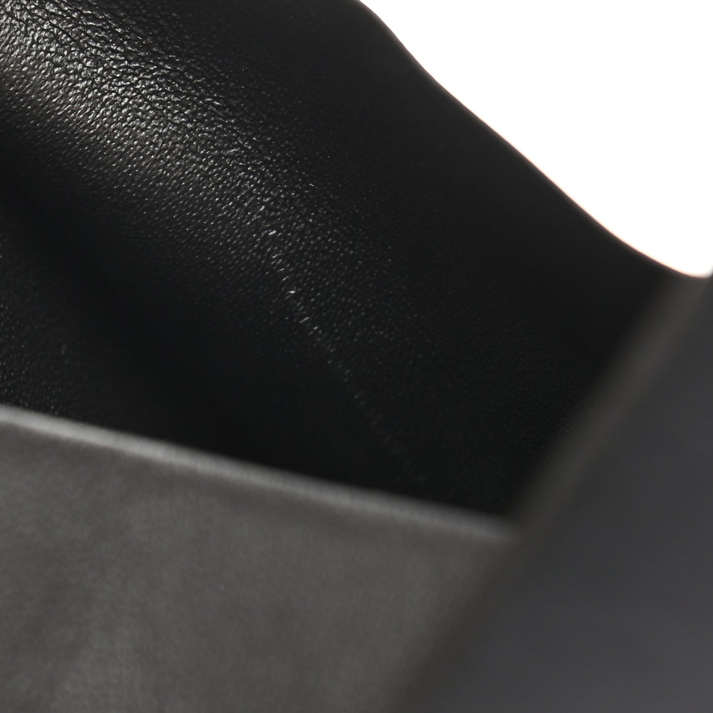 Lambskin Pyramid Clutch Black