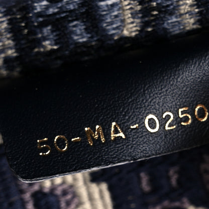 Christian Dior Oblique Book Tote Blue Multicolor 7 of 11