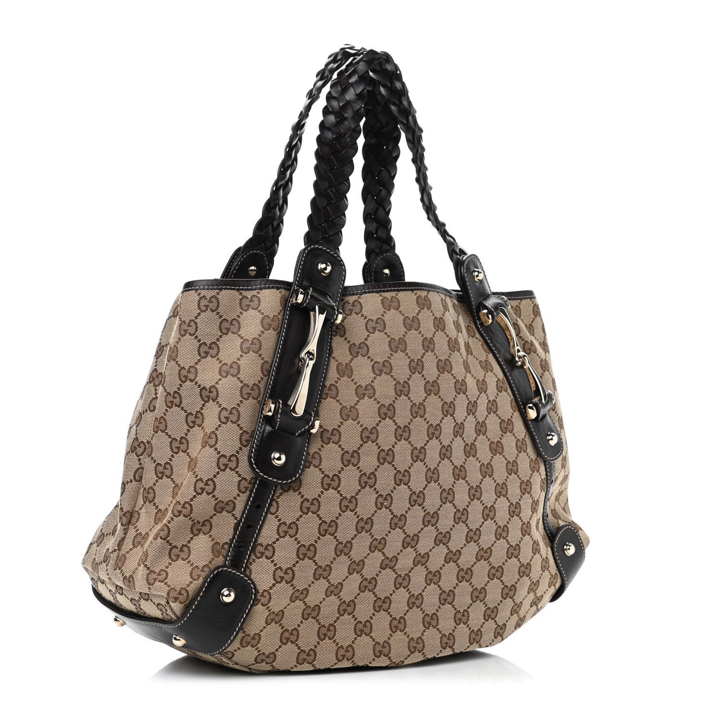 Monogram Medium Pelham Shoulder Bag Dark Brown