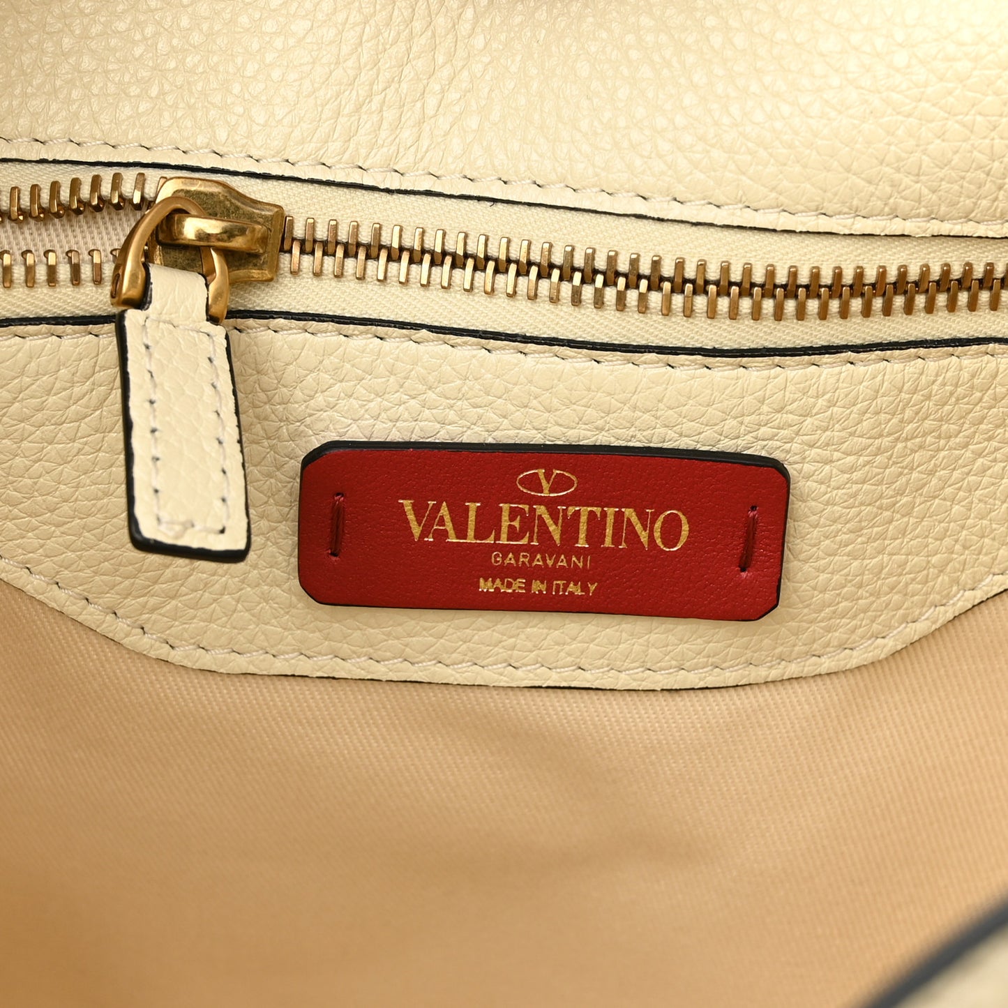 Grained Calfskin Medium Twinkle Studs Hobo White