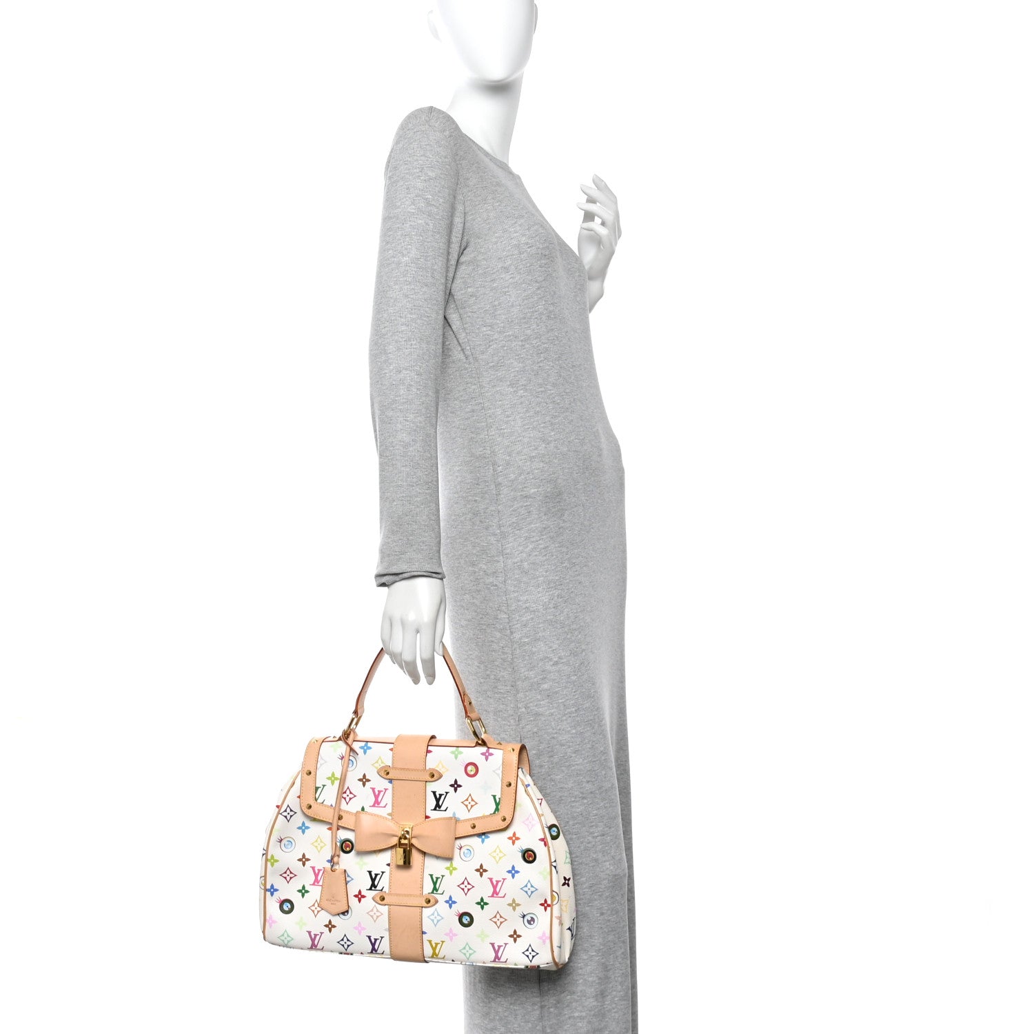 Louis Vuitton Monogram Multicolor Murakami Eye Love You White 2 of 17
