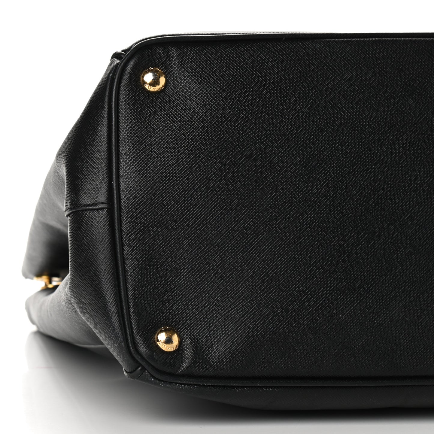 Saffiano Lux Extra Large Galleria Double Zip Tote Black
