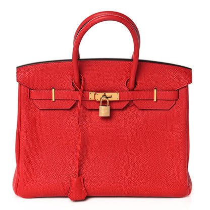 Hermes Togo Birkin 35 Geranium 1 of 37