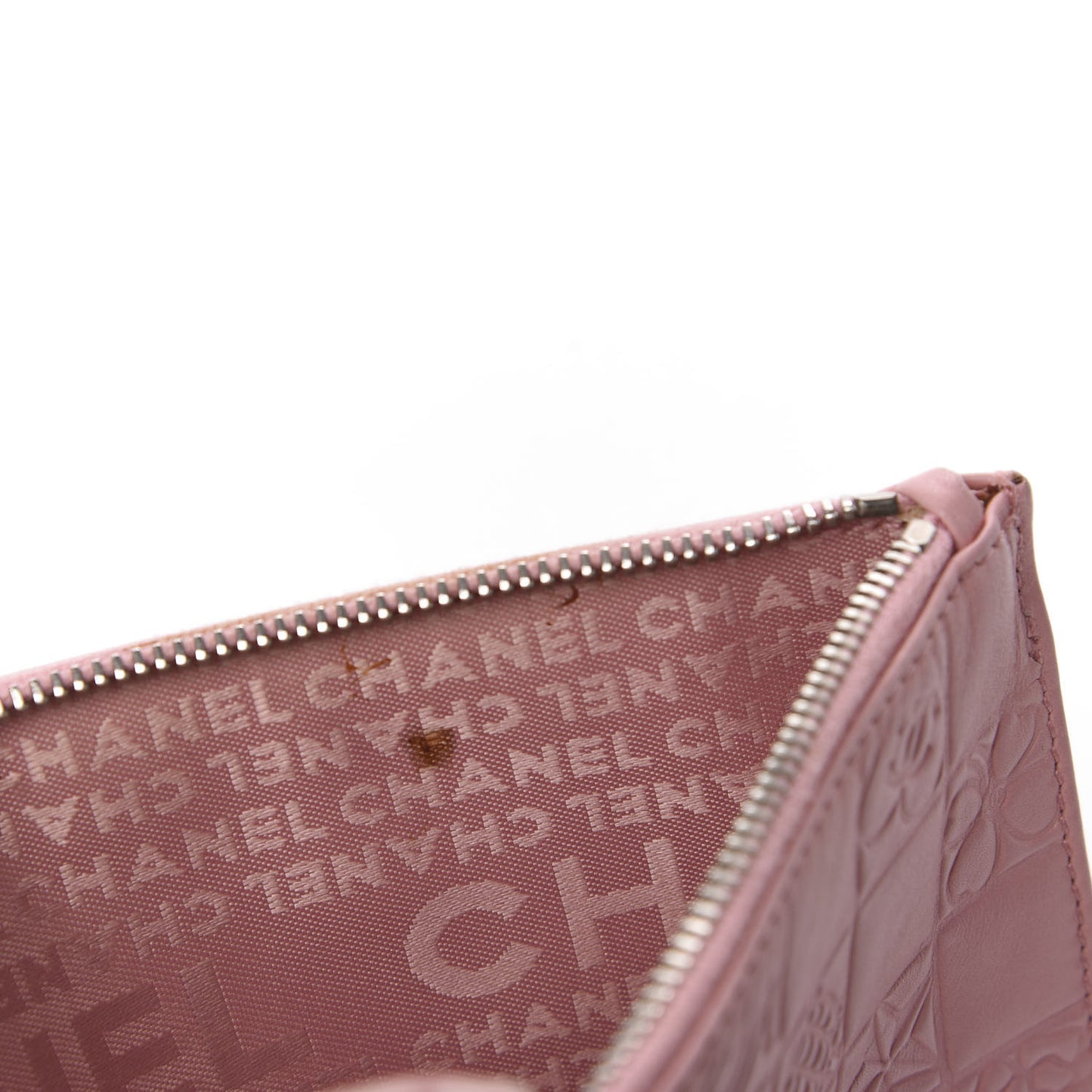Lambskin Precious Symbols Pochette Pink
