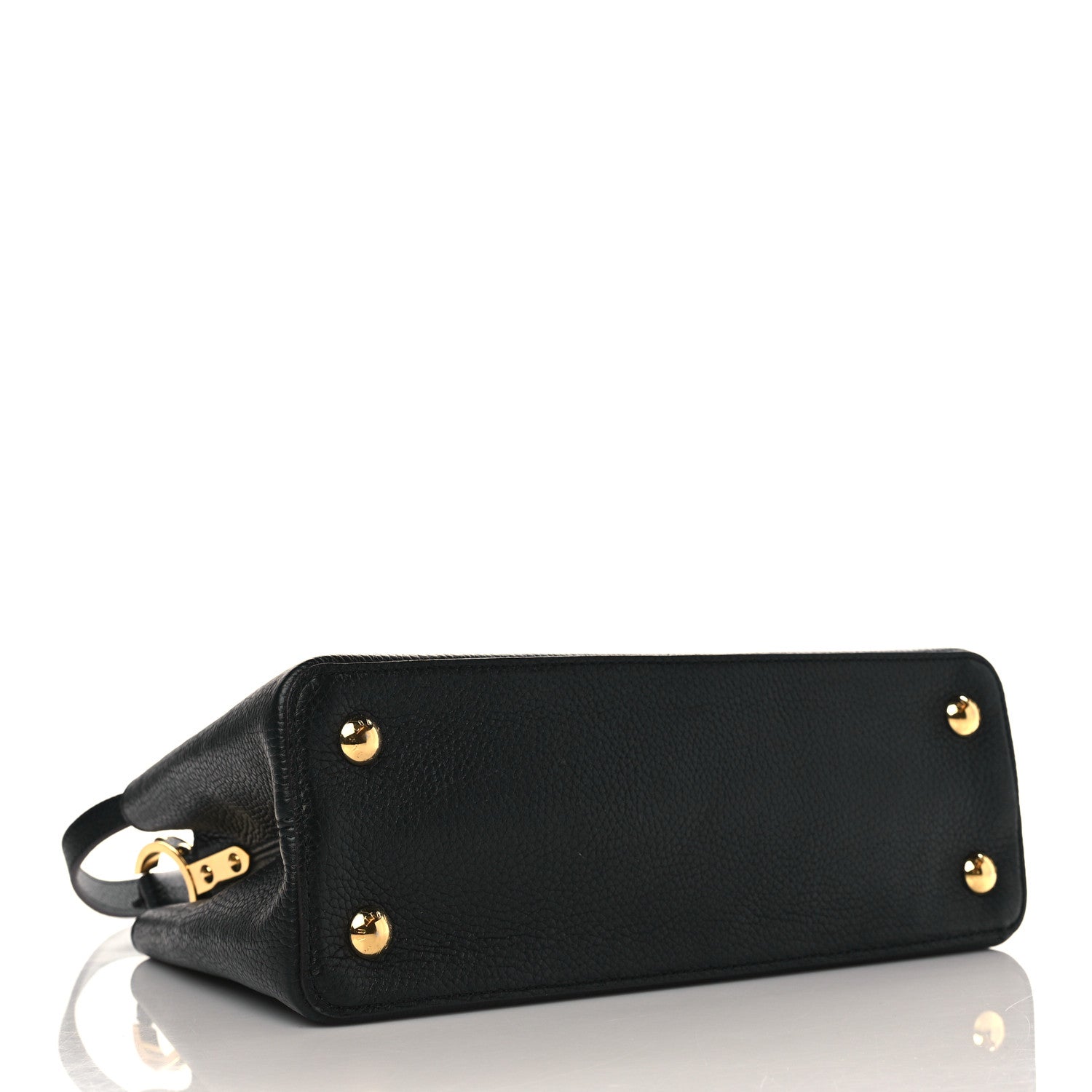 Louis Vuitton Taurillon Capucines PM Black 4 of 9
