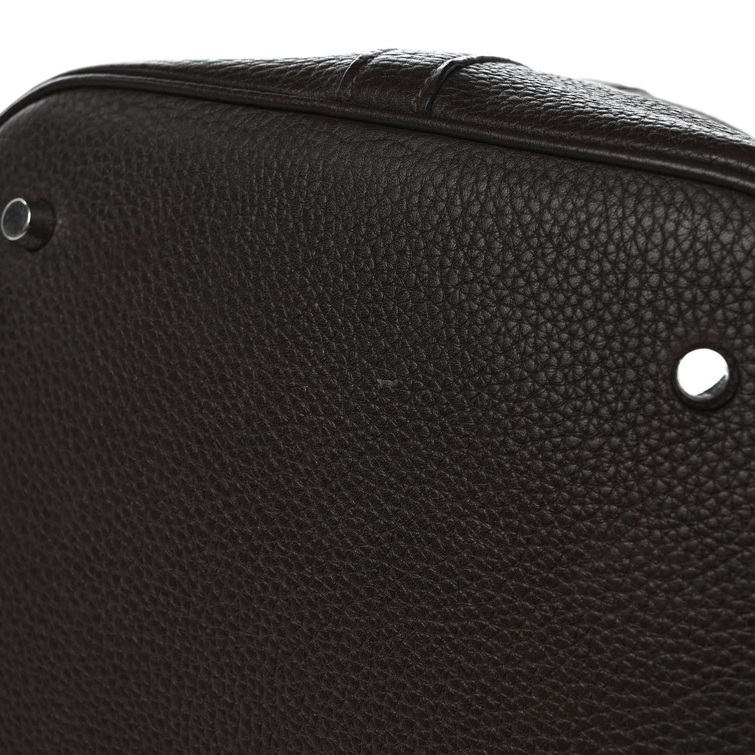 Hermes Taurillon Clemence Picotin Lock TGM Chocolate 10 of 10