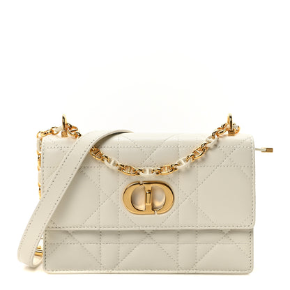 Christian Dior Lambskin Macrocannage Mini Miss Caro Bag Latte 1 of 10