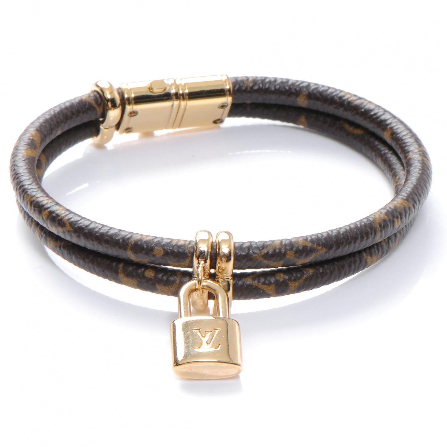 Louis Vuitton Monogram Keep it Twice Bracelet 1 of 4