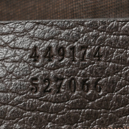 Gucci Monogram Belt Bag Dark Brown 7 of 10