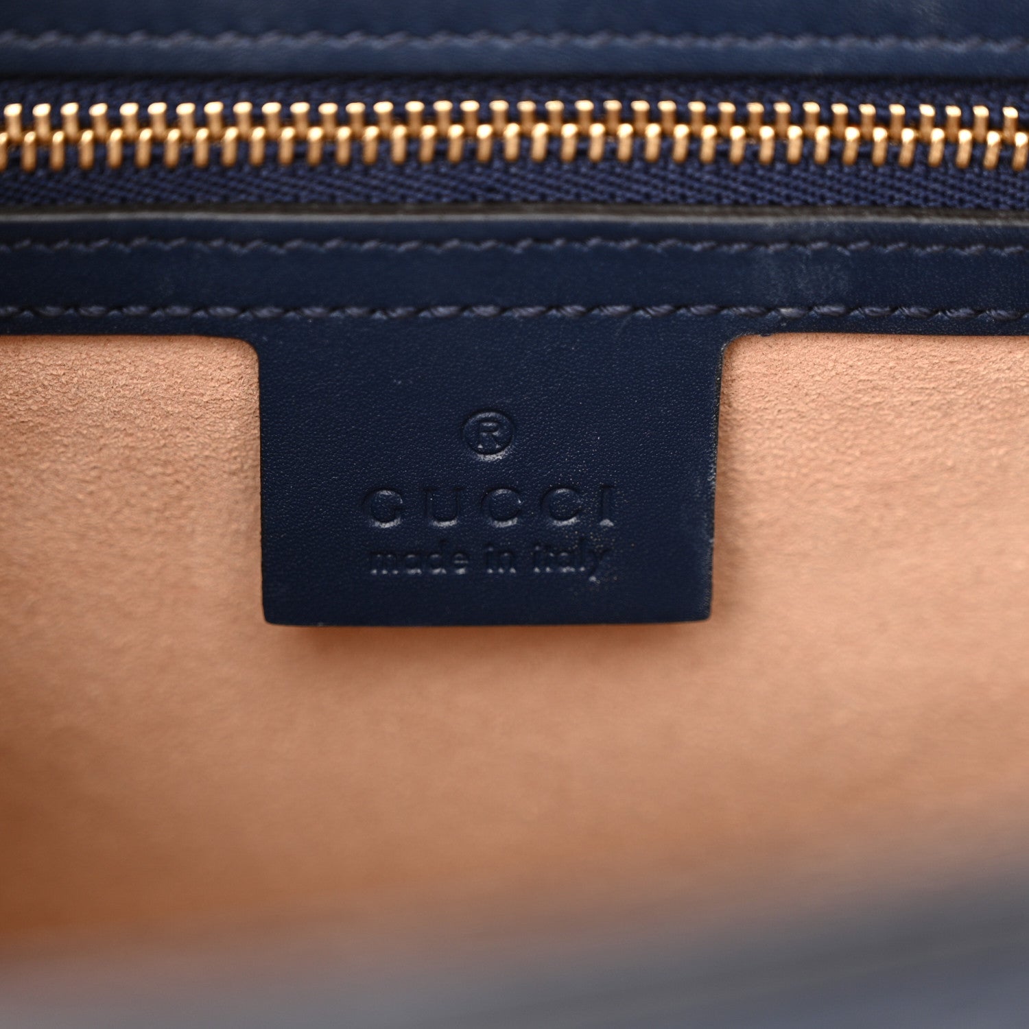 Gucci Guccissima Signature Small Padlock Top Handle Bag Blue Agata 6 of 19