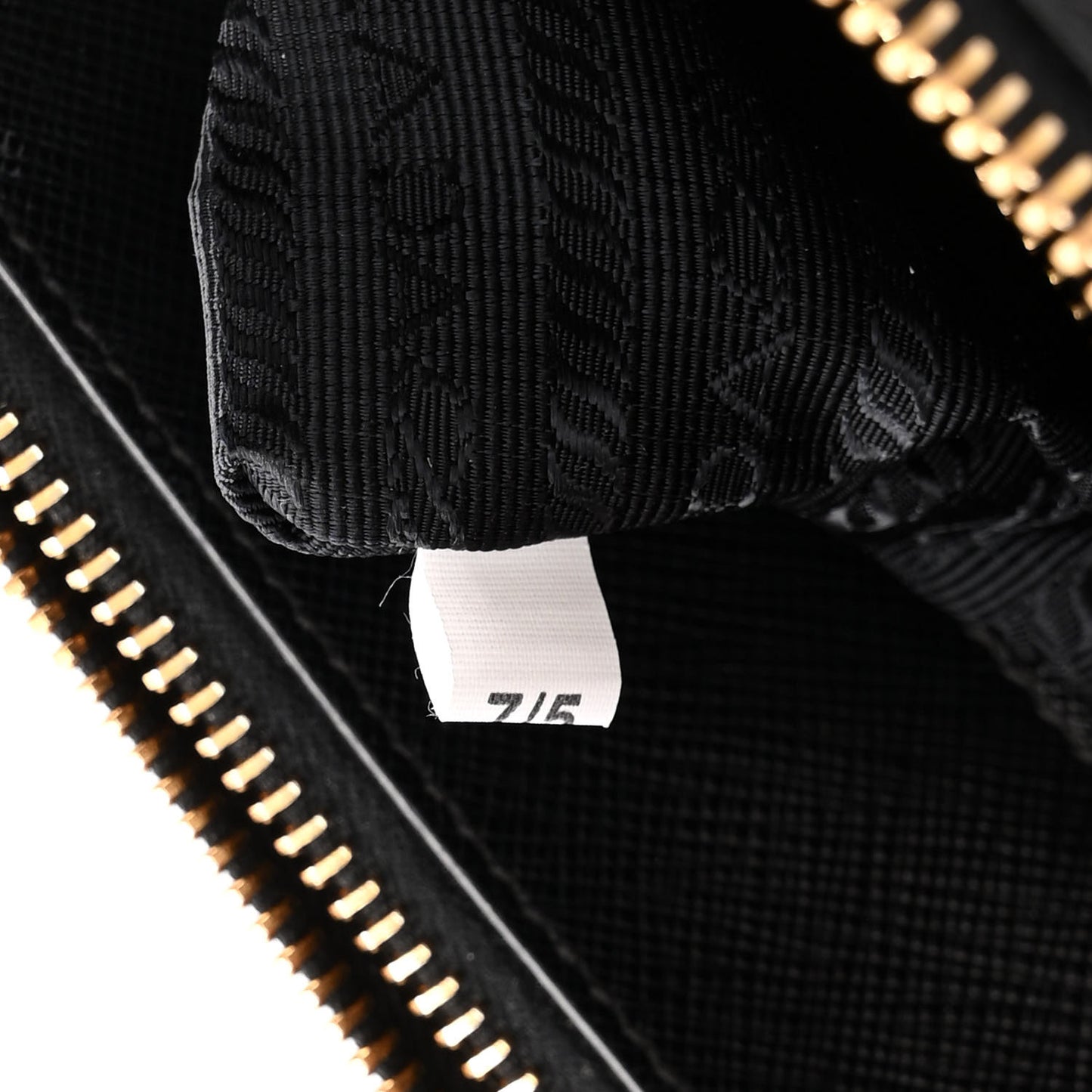 Saffiano Lux Mini Galleria Double Zip Tote Black