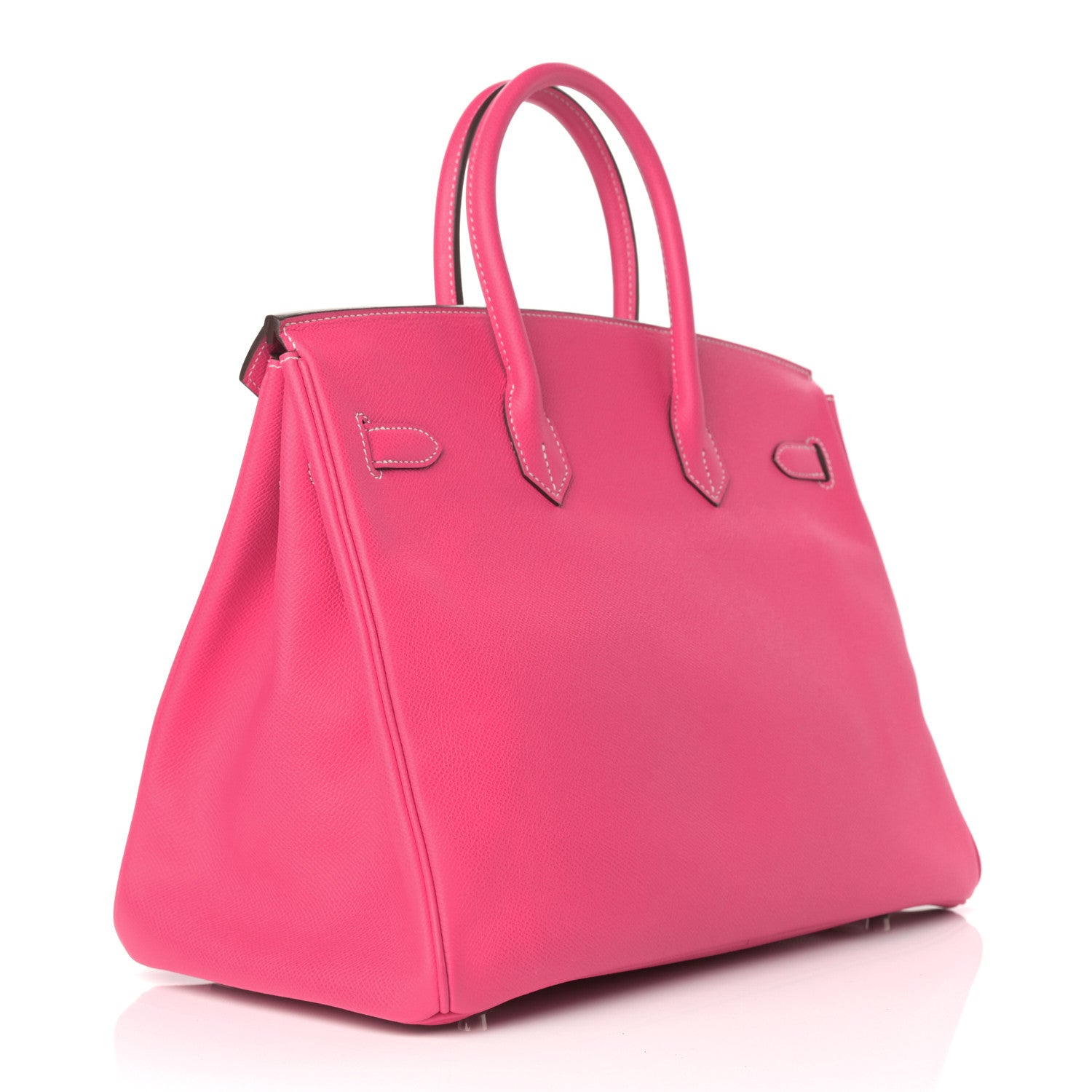 Hermes Epsom Candy Birkin 35 Rose Tyrien Rubis 3 of 43