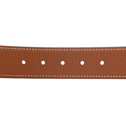 Hermes Box Togo 32mm Cape Cod Belt 85 34 Black Gold 4 of 6
