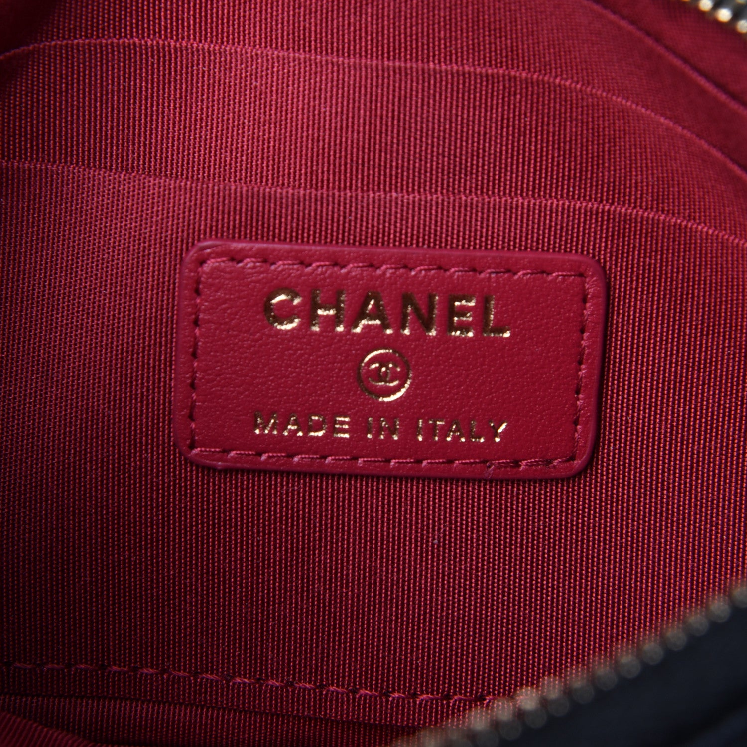 Chanel Goatskin Quilted Chanel 19 Flat Wallet Pouch Black 8 of 13
