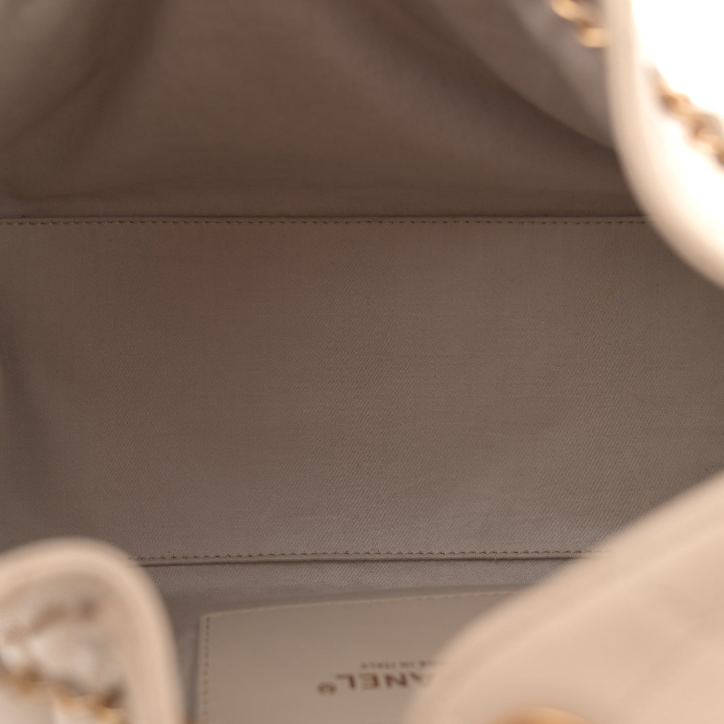 Caviar Quilted Small Chanel 25 Handbag Beige
