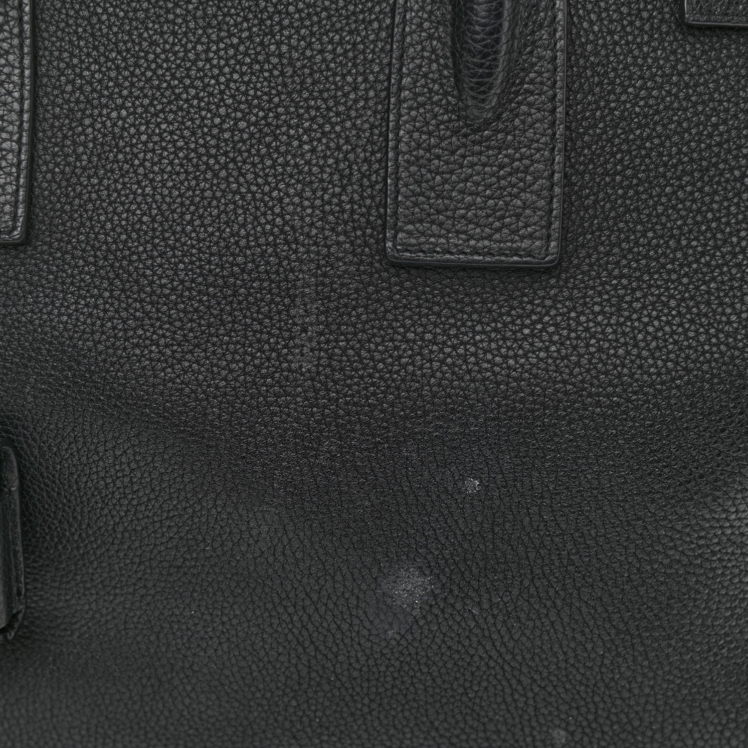 Saint Laurent Grained Calfskin Medium Souple Sac De Jour Black 12 of 12