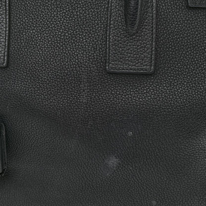 Saint Laurent Grained Calfskin Medium Souple Sac De Jour Black 12 of 12