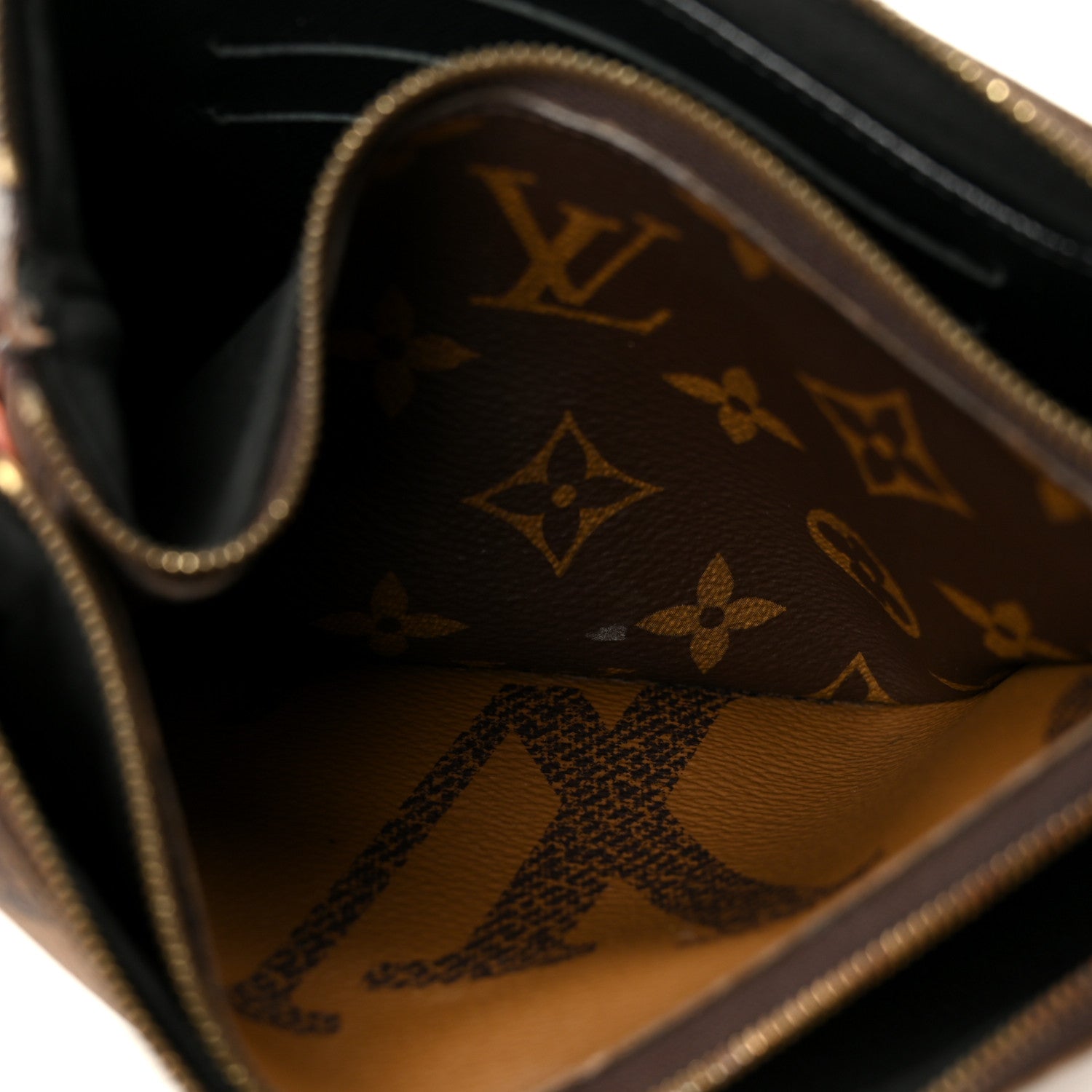 Louis Vuitton Reverse Monogram Giant Double Zip Pochette 1868128