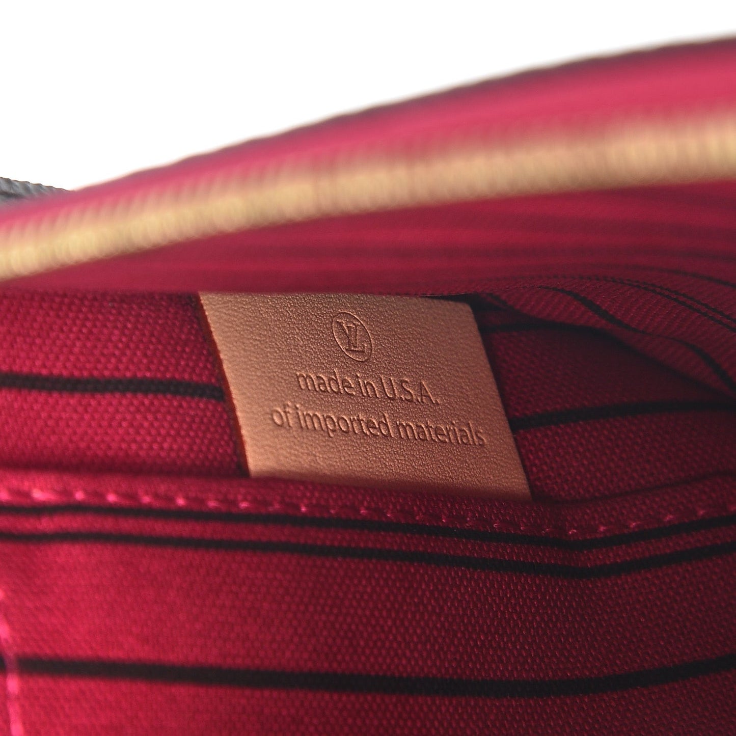 Monogram Neverfull MM GM Pochette Pivoine