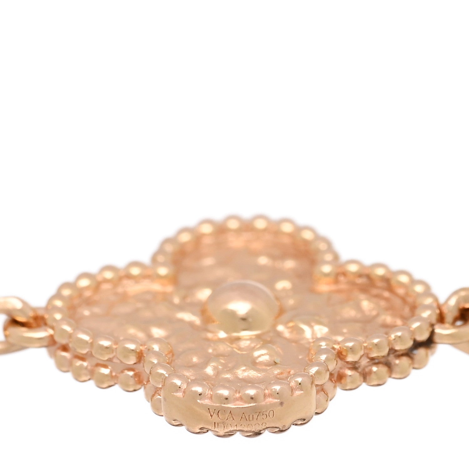 Van Cleef & Arpels 18K Yellow Gold 5 Motifs Vintage Alhambra Bracelet 3 of 4