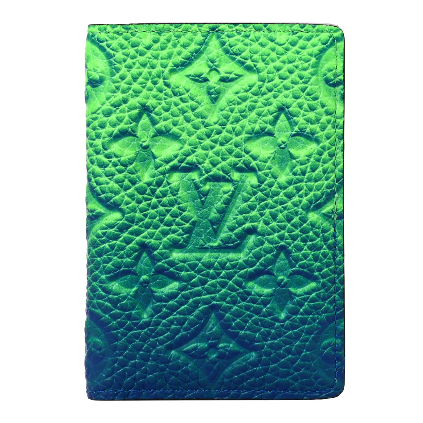Taurillon Illusion Pocket Organizer Bleu Vert