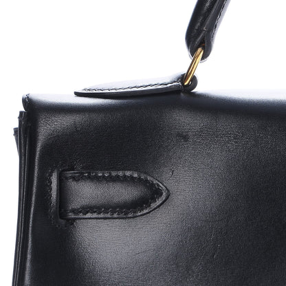Hermes Box Kelly Retourne 32 Black 28 of 30