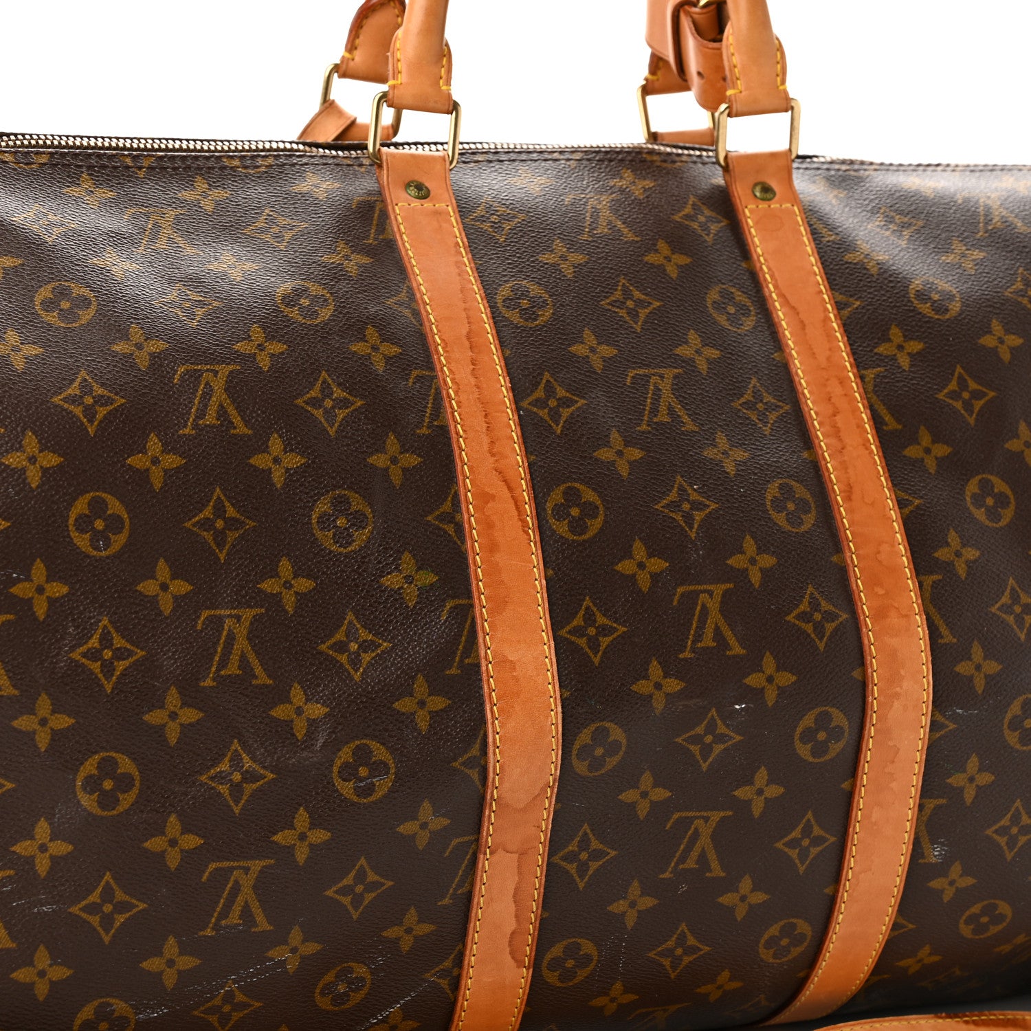 Louis Vuitton Monogram Keepall Bandouliere 55 13 of 20