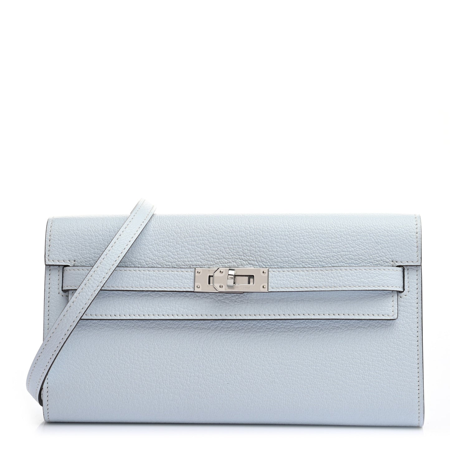 Chevre Mysore Kelly Wallet To Go Bleu Brume