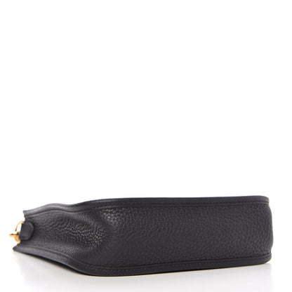 Hermes Taurillon Clemence Evelyne TPM Black 4 of 9