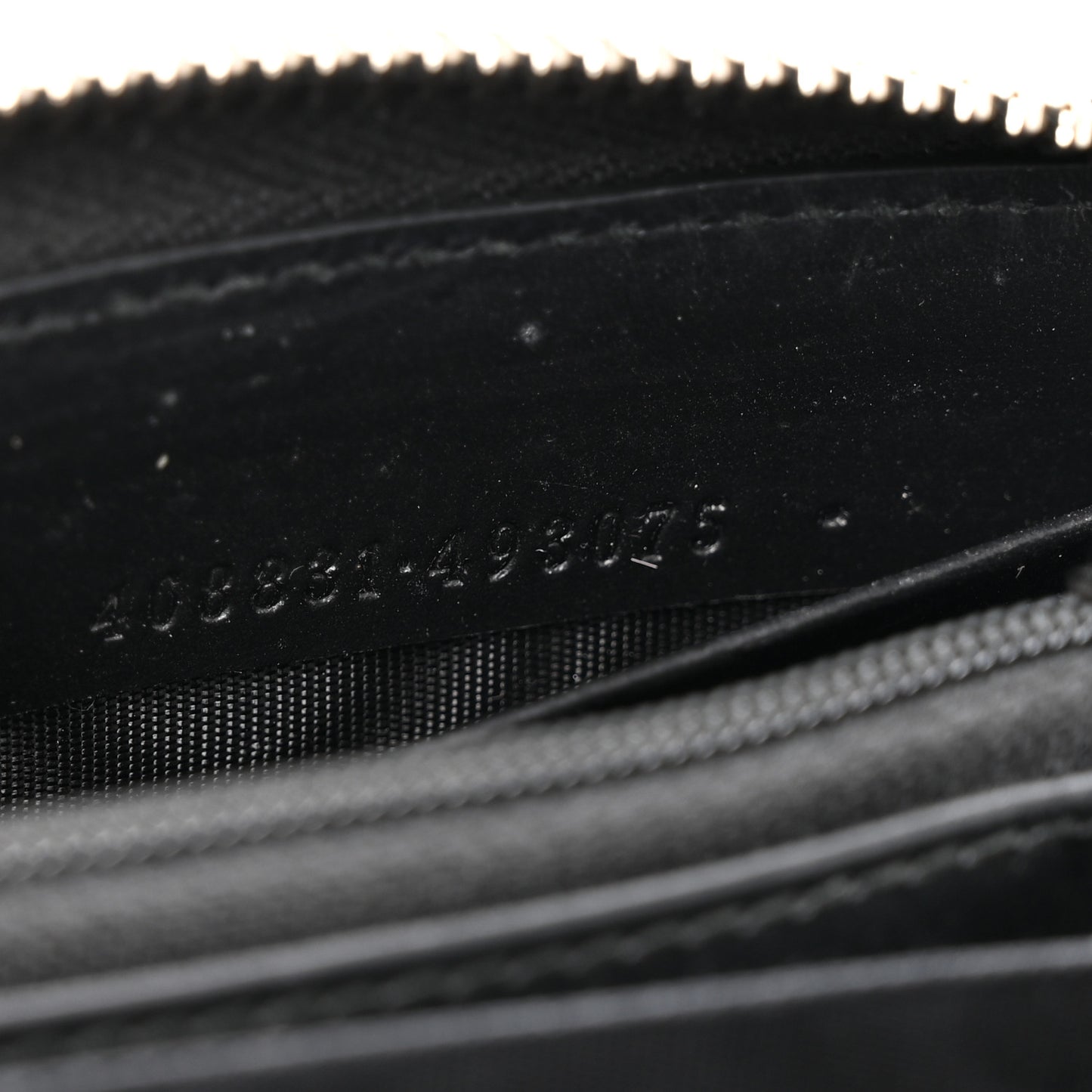 Guccissima Web Zip Around Wallet Black