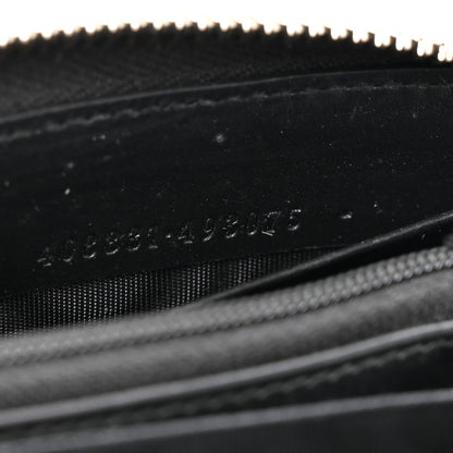 Gucci Guccissima Web Zip Around Wallet Black 8 of 8