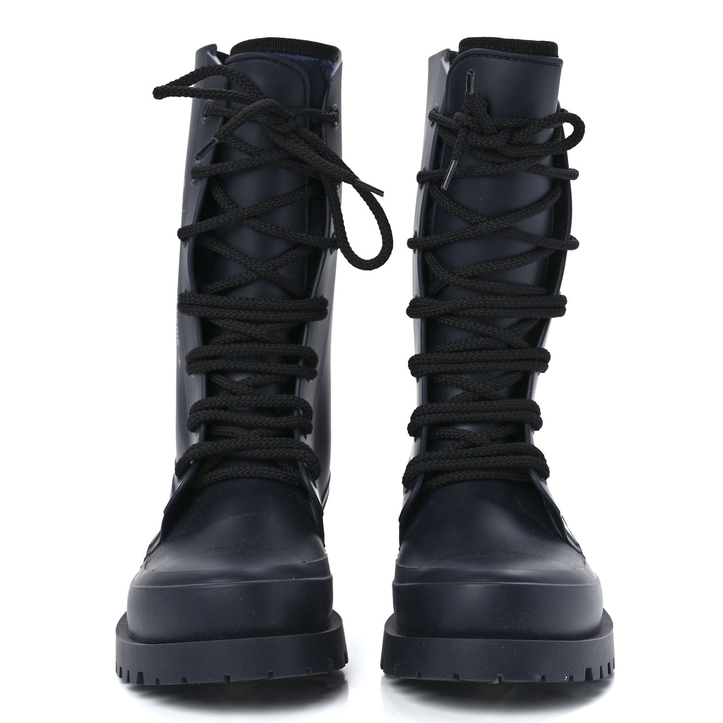 Rubber Diorcamp Low Boots 36 Indigo
