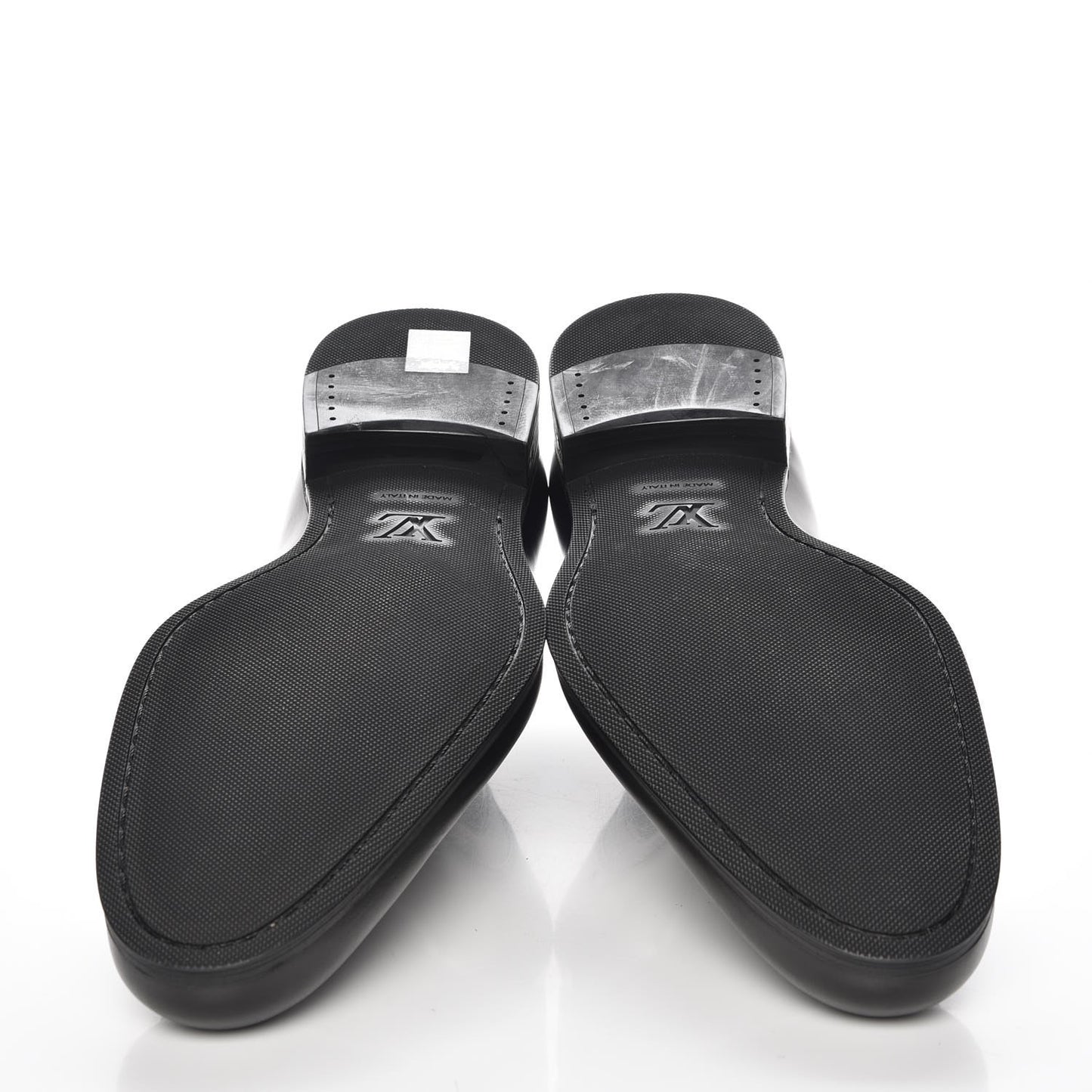 Lambskin Derby Lace Up Shoes 8 Black