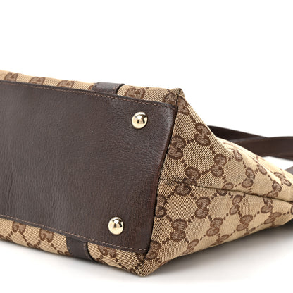 Gucci Monogram Medium Abbey Tote Brown 9 of 17