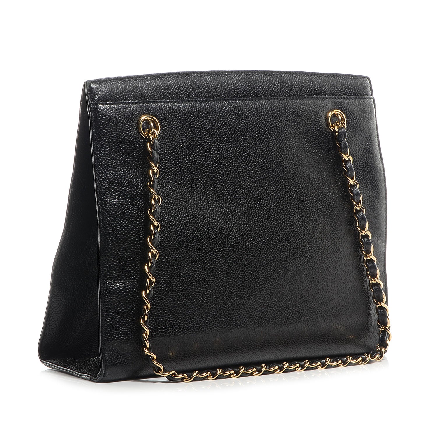 Chanel Caviar Shoulder Bag Black 3 of 10