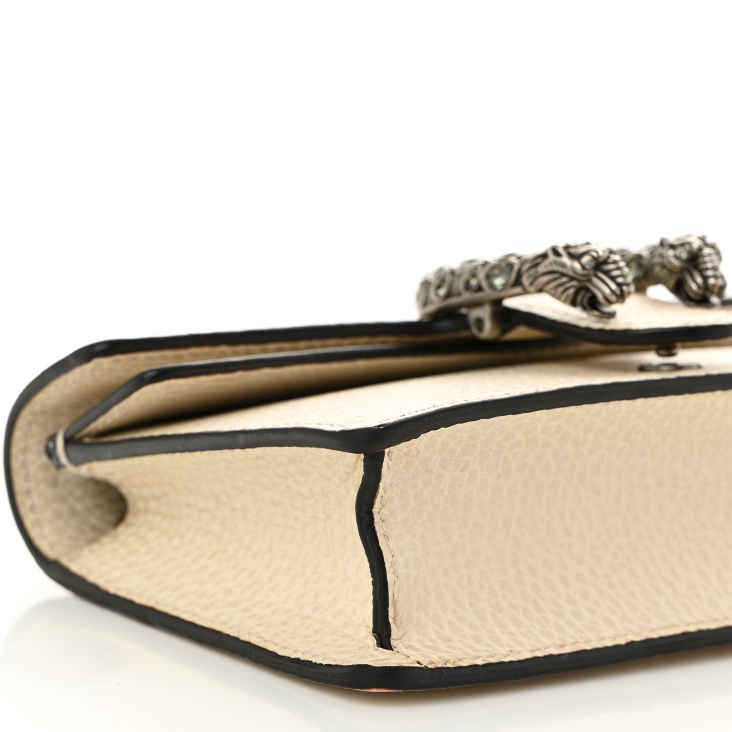 Gucci Dollar Calfskin Crystal Super Mini Dionysus Shoulder Bag Mystic White Black Diamond 8 of 10
