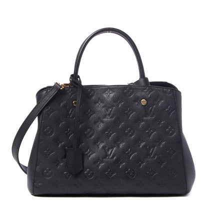 Louis Vuitton Empreinte Montaigne MM Black 1 of 8