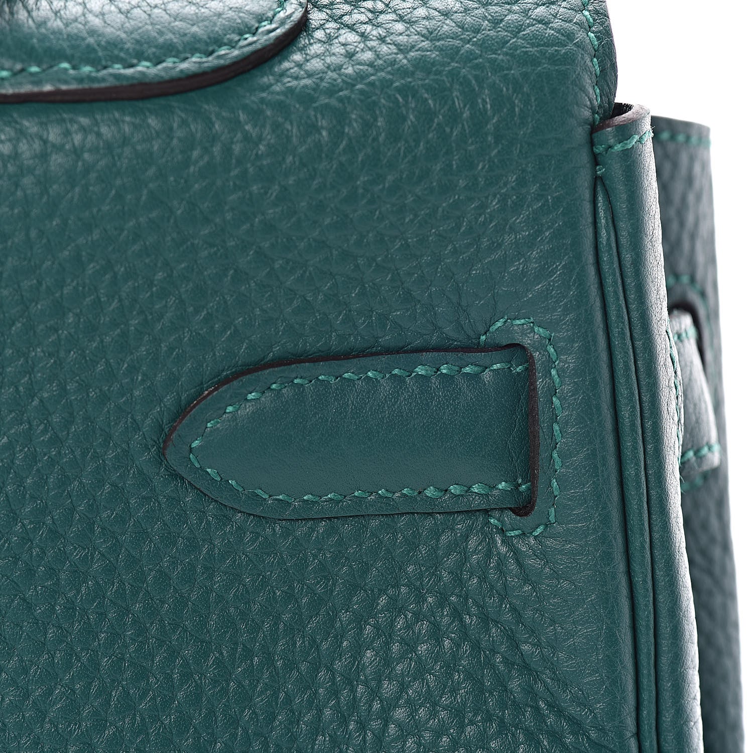 Hermes Togo Kelly Retourne 35 Malachite 25 of 33