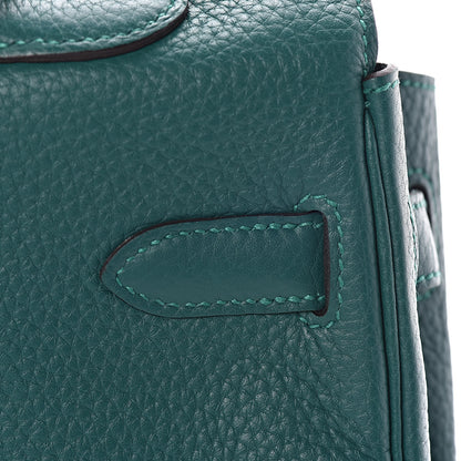 Hermes Togo Kelly Retourne 35 Malachite 25 of 33