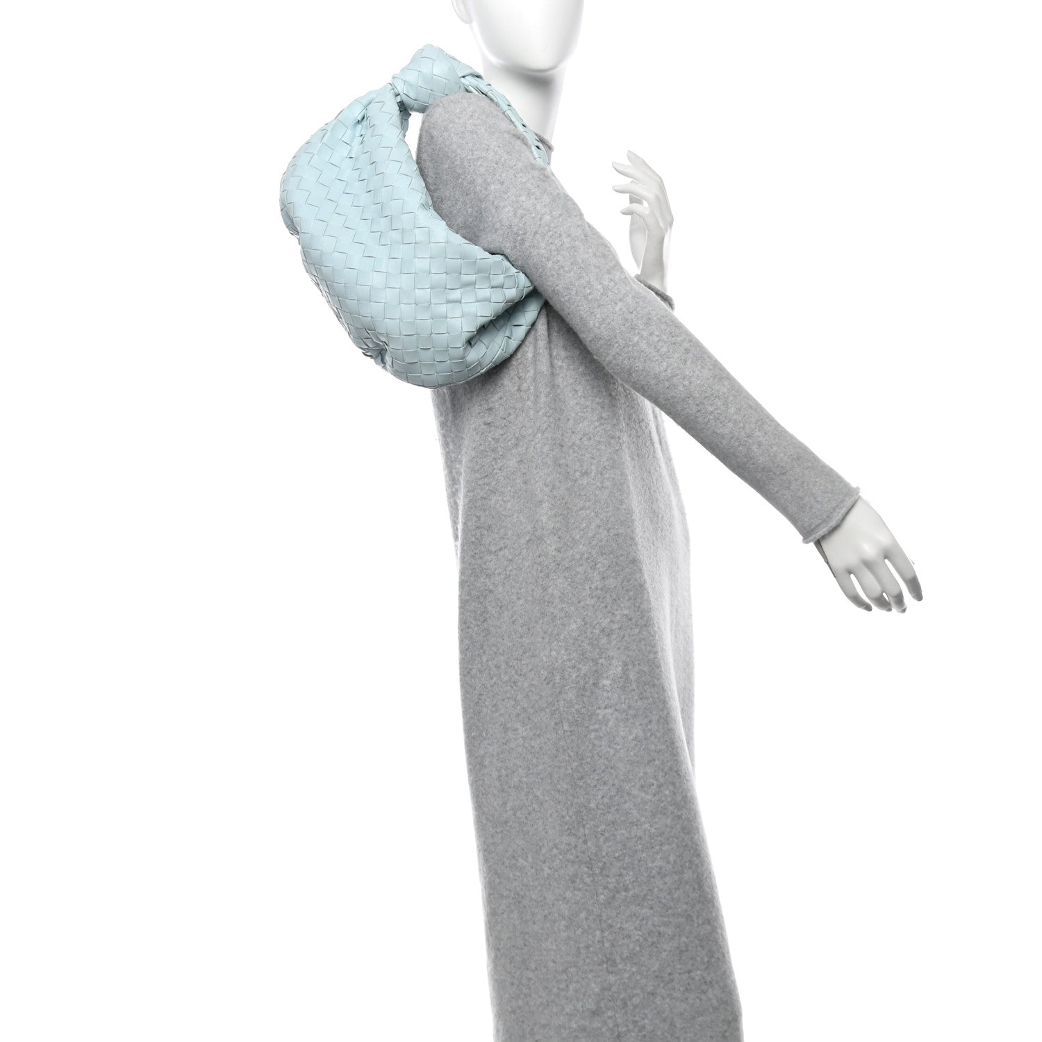 Bottega Veneta Nappa Intrecciato Teen Jodie Hobo Teal Washed 2 of 10