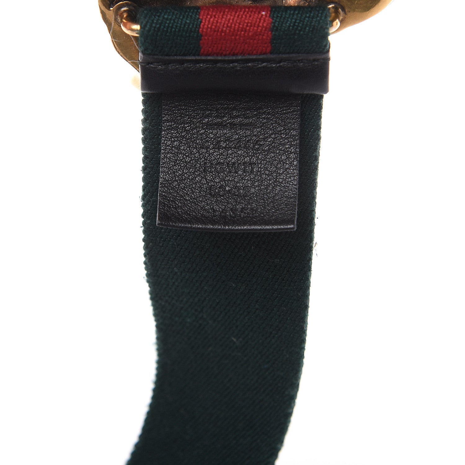 Gucci Canvas Web Wolf Belt Green Red 80 32 4 of 7