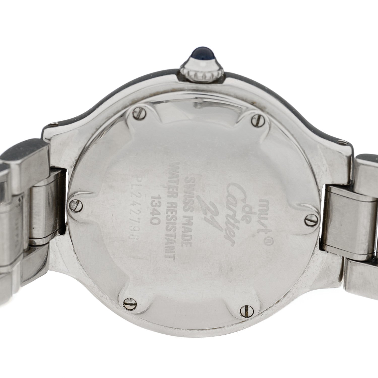 Cartier Stainless Steel 28mm Must De 21 Quartz Watch 4 of 4