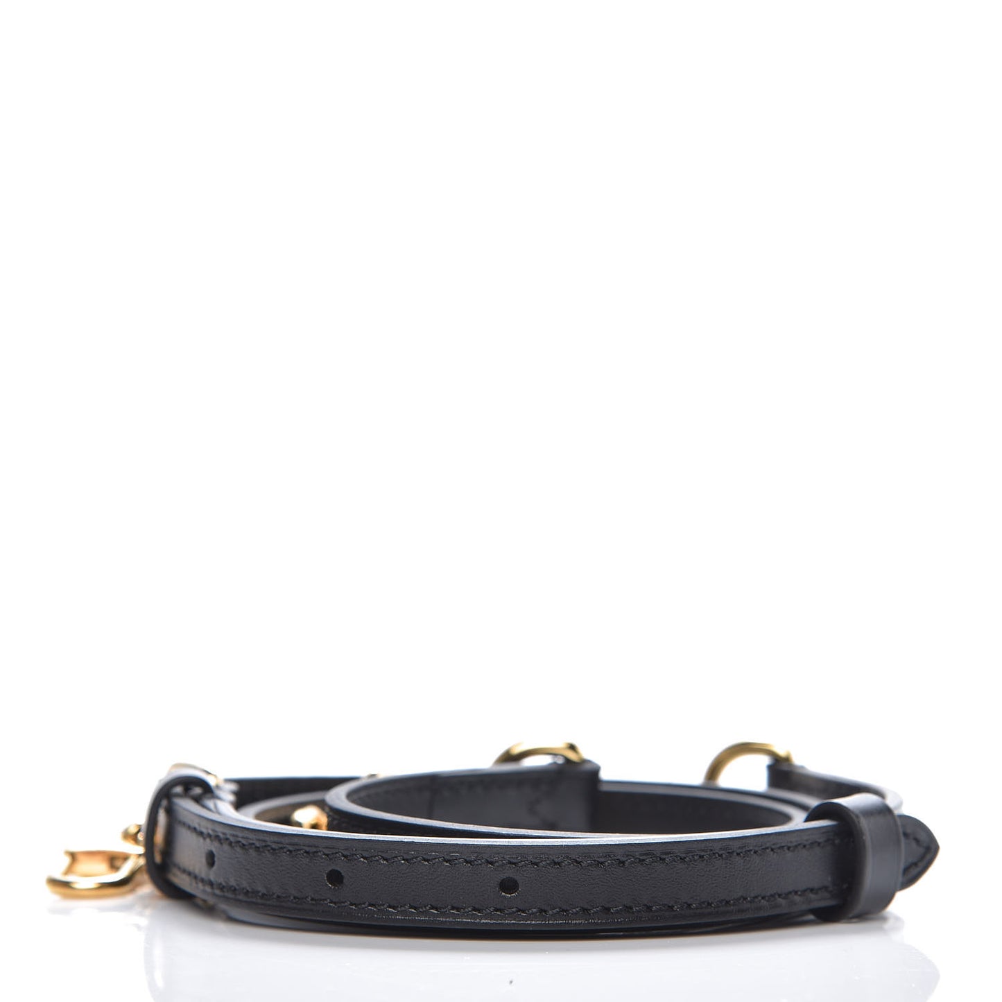 Reverse Monogram Trunk Adjustable Shoulder Strap Black