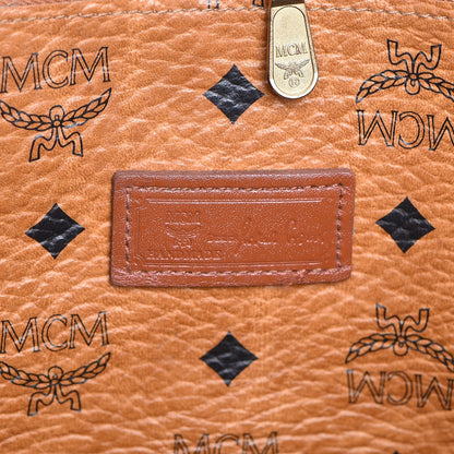 MCM Visetos Shoulder Bag Cognac 6 of 18